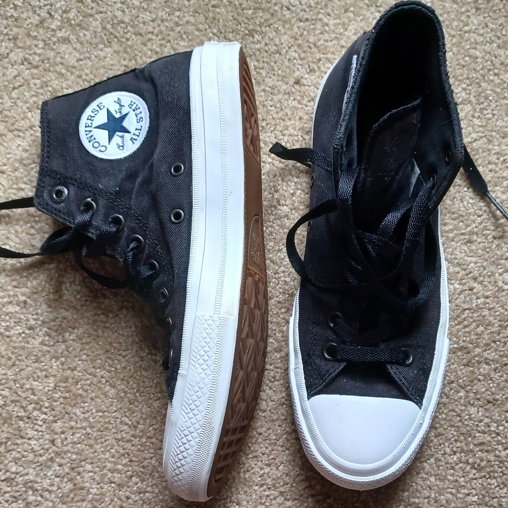 Black Converse Hightops